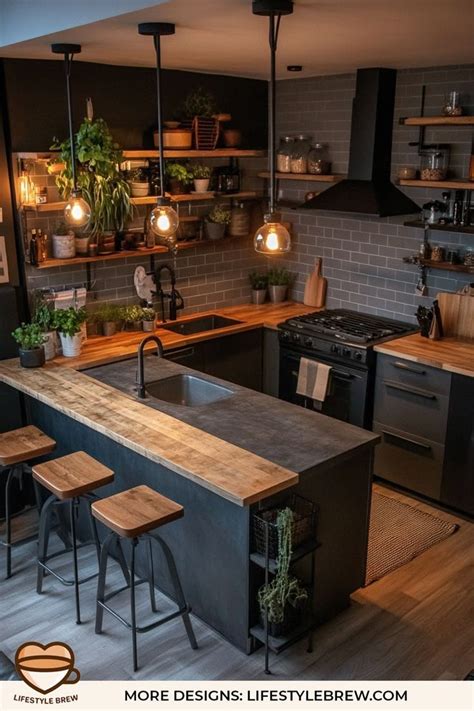 industrial style kitchen ideas lifestyle brew modern kitchen
