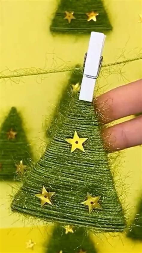 Новогодняя гирлянда "Елочки". | Самодельная гирлянда, Рождественские ...