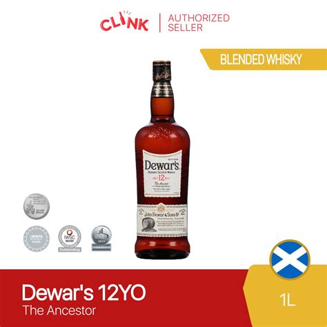 Dewars 12 Years Old The Ancestor Blended Scotch Whisky 1l Shopee