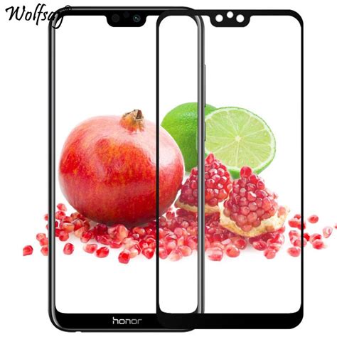 Wolfsay Full Cover Tempered Glass For Huawei Honor 9n Screen Protector