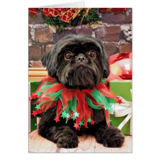 Shih Tzu Christmas Cards, Shih Tzu Christmas Card Templates, Postage, Invitations, Photocards ...