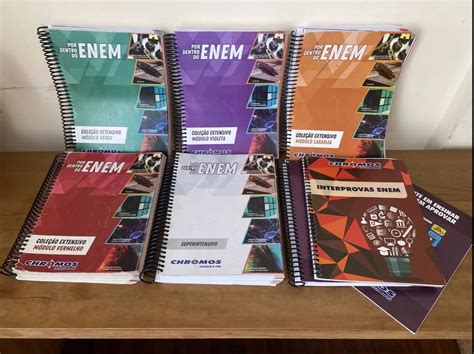 Chromos Vestibular - Apostilas Chromos Pré-vestibular Completo 2023 - Livros e revistas ...