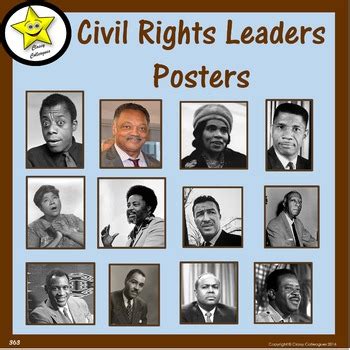 Civil Rights Leaders Posters by Classy Colleagues | TpT