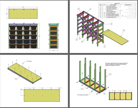 27 Gallon Tote Rack Plans 20 Commander Tote Garage Storage Shelves