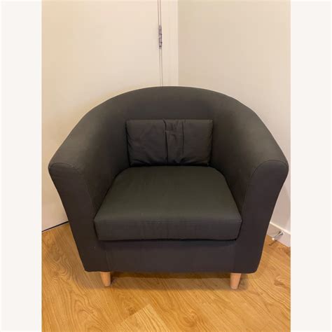 Ikea Tullsta Navy Black Armchairs Aptdeco