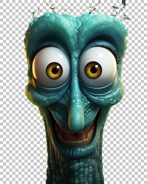 Squidward Tentacles Transparent Png Bikini Bottom Cartoon Character Png Aura