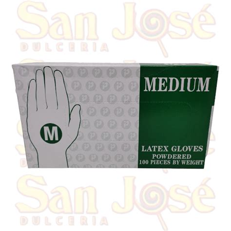 GUANTES LATEX MED C 100 PZAS CRONOS Dulceria San Jose