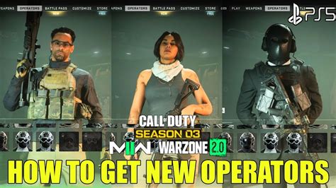 How To Unlock All New Operators Mw2 Season 3 Operators Season 3 Mw2