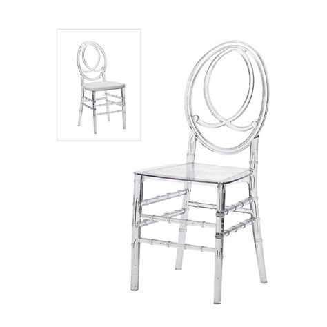 Wholesale Crystal Resin Event Tiffany Chiavari Clear Acrylic Chair