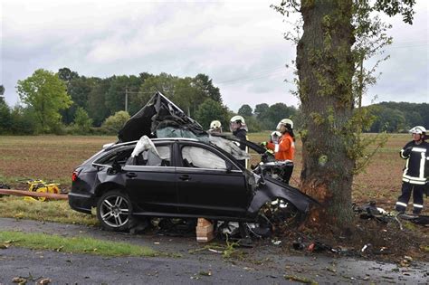 J Hriger F Hrt Frontal Gegen Baum