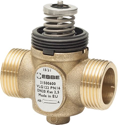 Клапан фанкойла VLG122 PN16 20-4 G3/4 ESBE Кишинев | Ecosanteh.md