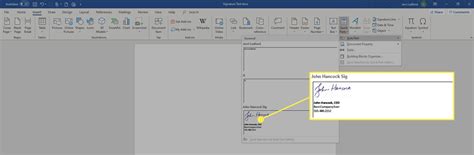 How To Insert A Signature In Word