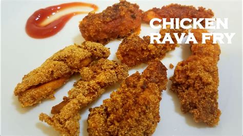 Crispy Chicken Rava Fry ಚಿಕನ್ ಫ್ರೈ Chicken Fry South Indian Style By Good Food Kudla