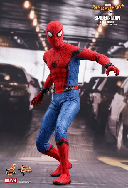 Toyhaven Hot Toys Mms Spider Man Homecoming Th Scale Tom Holland As Spider Man Deluxe
