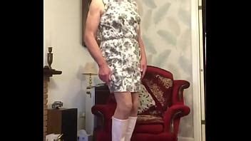 Botas Blancas Y Vestido Ajustado Johanna Clayton XVIDEOS