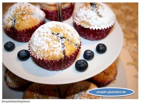 Heidelbeer Schmand Muffins Tanja S Glutenfreies Kochbuch