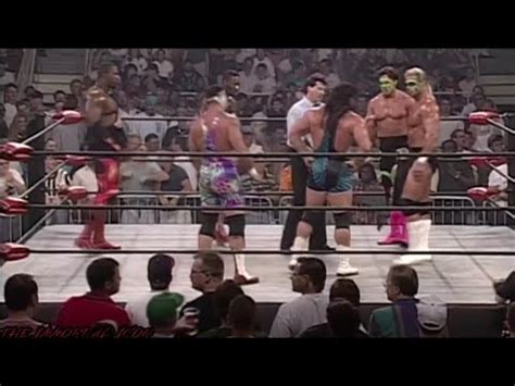 Sting Lex Luger Vs Harlem Heat Vs Steiner Brothers Youtube