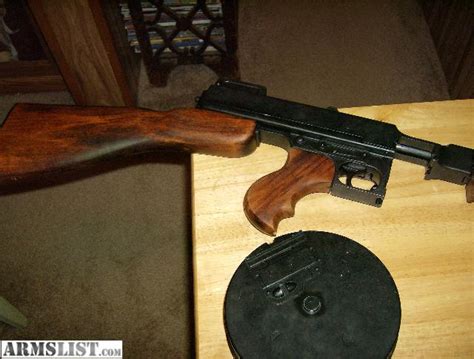 ARMSLIST - For Sale: Non-Firing "Tommy Gun" replica with drum magazine!!