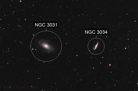 Bode S Galaxy And The Cigar Galaxy M M Justin Radomski