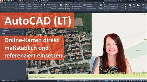 AutoCAD LT Tipp Online Karten direkt in AutoCAD maßstäblich aufrufen