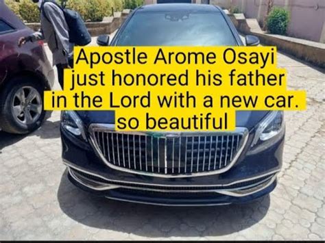 Apostle Arome Osayi Just Gifted His Father In Lord A Brand New Car