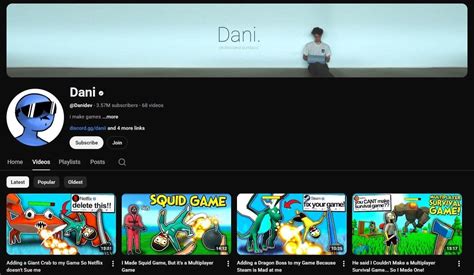 top youtube channels  aspiring unity game developers