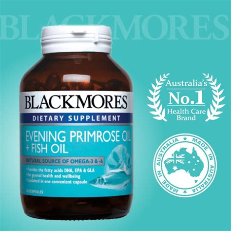 Blackmores Evening Primrose Oil Fish Oil S Capsules