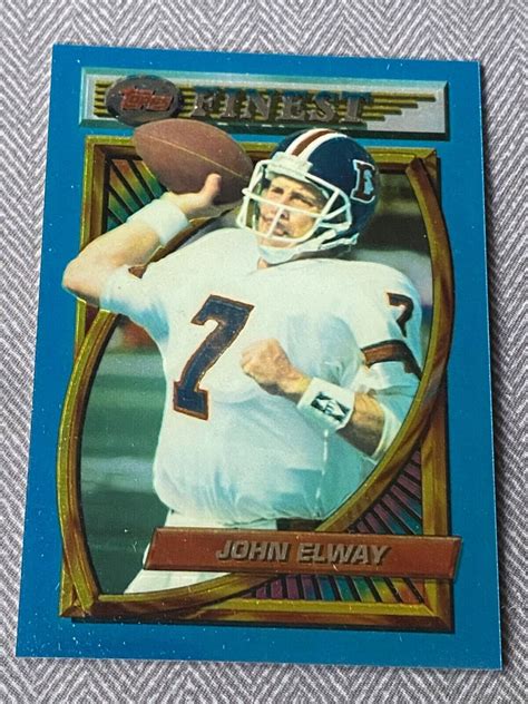 Topps Finest John Elway For Sale Online Ebay