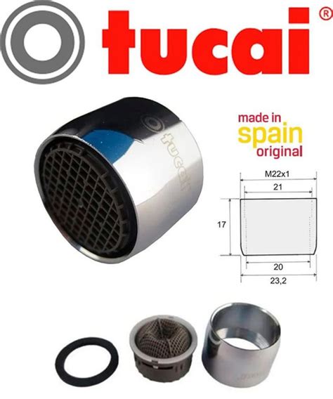 Аэратор для смесителя с внутренней резьбой TUCAI (бесшумный) арт. 1 ...