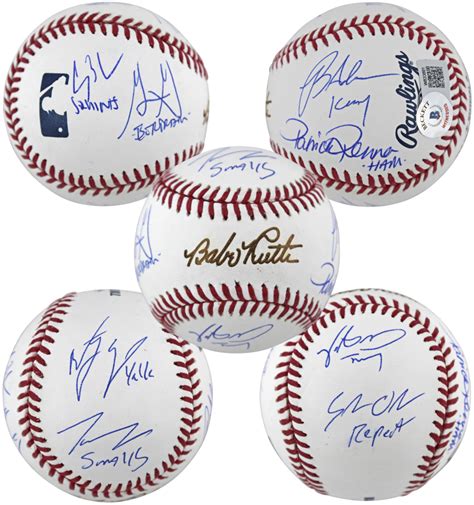 The Sandlot Babe Ruth Baseball Signed By 8 Including Tom Guiry Chauncey Leopardi Brandon