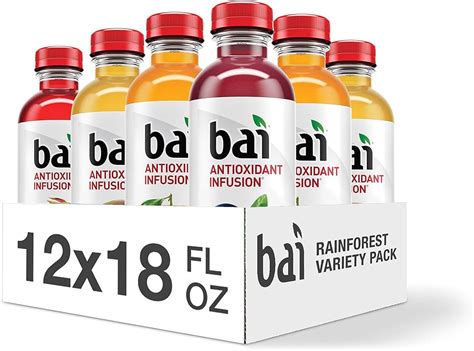 Bai Antioxidant Infusion Variety Pack 18 Fl Oz 15 Count 41 OFF