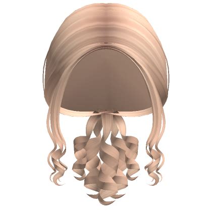 Low Lovely Lamb Curly Ponytail Blonde Roblox