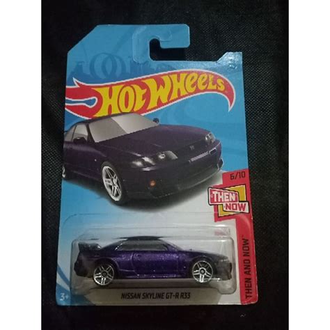 Jual Hot Wheels Nissan Skyline GT R R33 Warna Ungu Shopee Indonesia