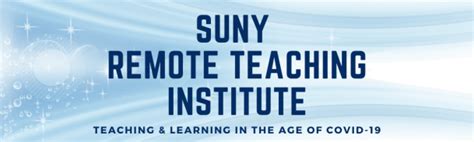 Register Now Suny Remote Teaching Institute Teaching Learning In