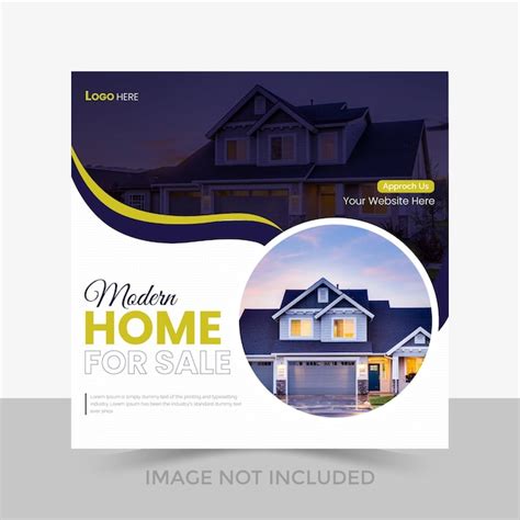 Premium Vector Modern Real Estate Social Media Post Design Template