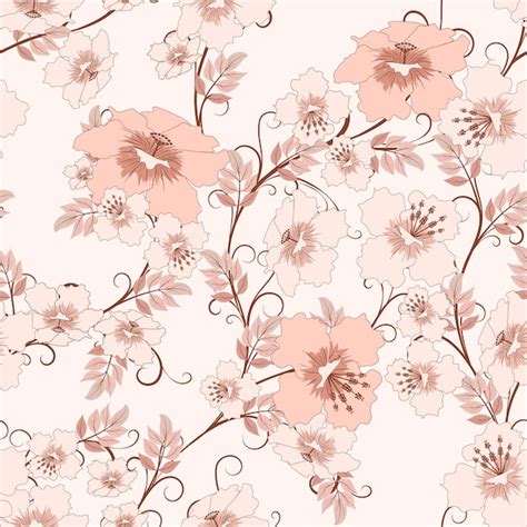 Premium Vector Vintage Floral Pattern