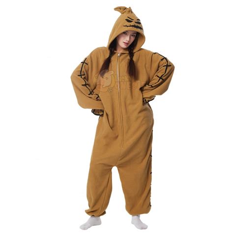 Halloween Costume Oogie Boogie Onesie for Adult - Luckyonesie