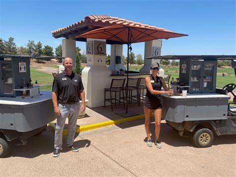 Beverage Carts For Grab And Go At Cowboys Golf Club And Ravens Golf