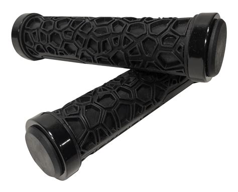 double lock  black bike grips mtb bmx mountain bike handlebar grips