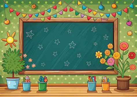 teacher explaining lesson  students  blackboard drawings