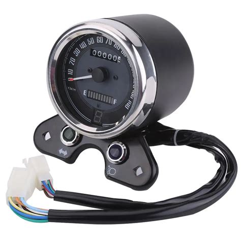 Motorcycle Speedometer Meter Odometer Speed Meter Gear Digital Display