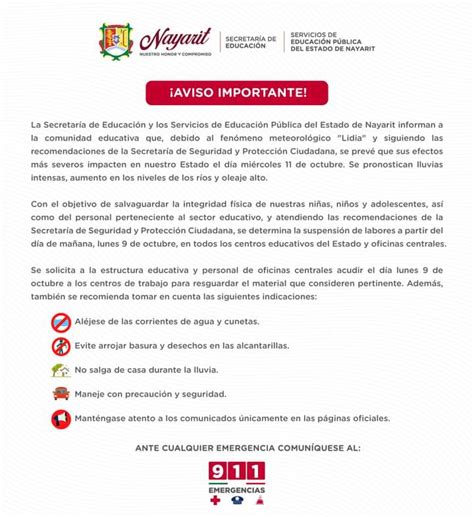 Por Inminente Impacto Del Huracán Lidia Se Suspenden Clases En Todo Nayarit Crítica Digital