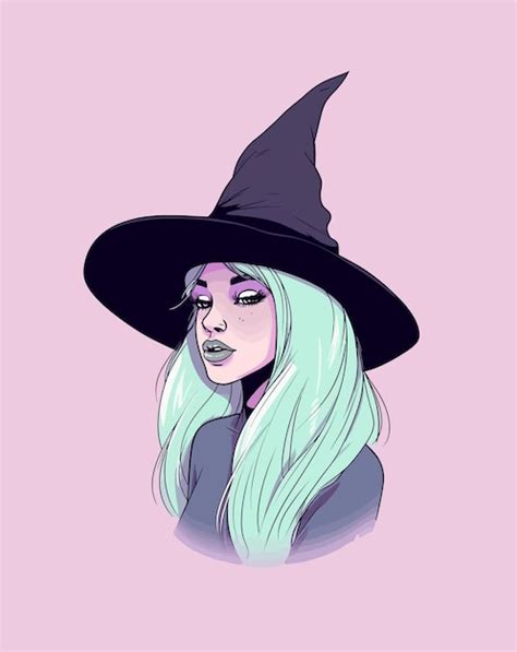 Premium Vector Witchy Woman 90s Aesthetic Pastel Colors Vector Sticker