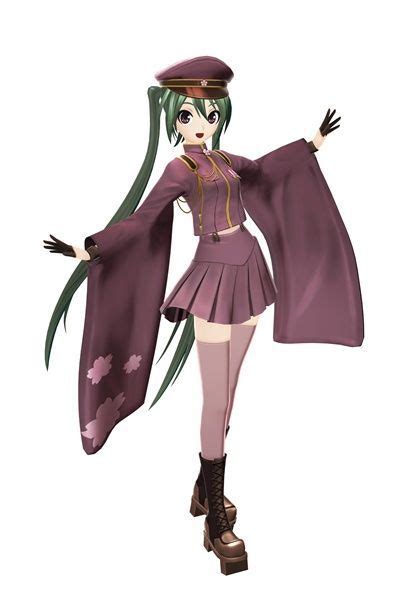 Hatsune Miku Senbonzakura Project Diva F Hatsune Miku Outfits