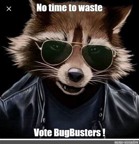 Meme No Time To Waste Vote BugBusters All Templates Meme