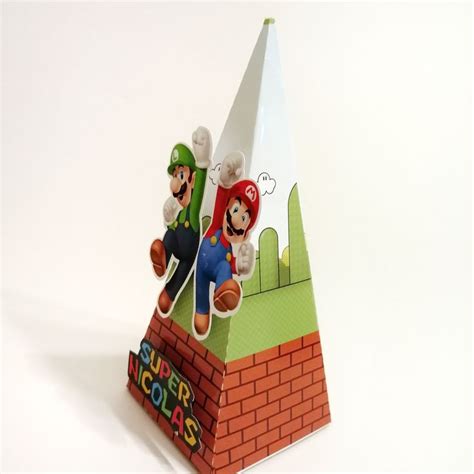 Super Mario Bros Set Favor Box Party Box Super Mario Bros Party