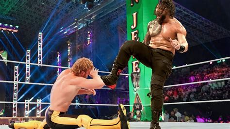 Roman Reigns Destroys Logan Paul WWE Crown Jewel 2022 Highlights