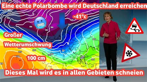 wetter in Deutschland Ein toller Wetterwechsel Ein großer Polarsturm