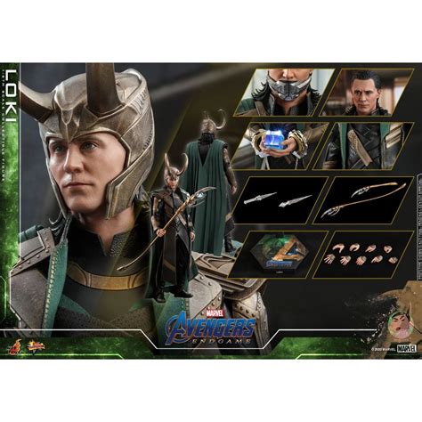 Hot Toys MMS579 Avengers Endgame Loki 1 6 Scale Collectible Figure Shopee Thailand