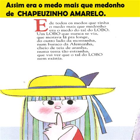 História Da Chapeuzinho Amarelo - CRISTINA SÁ literatura infantil e juvenil: " CHAPEUZINHO AMARELO " DE ...